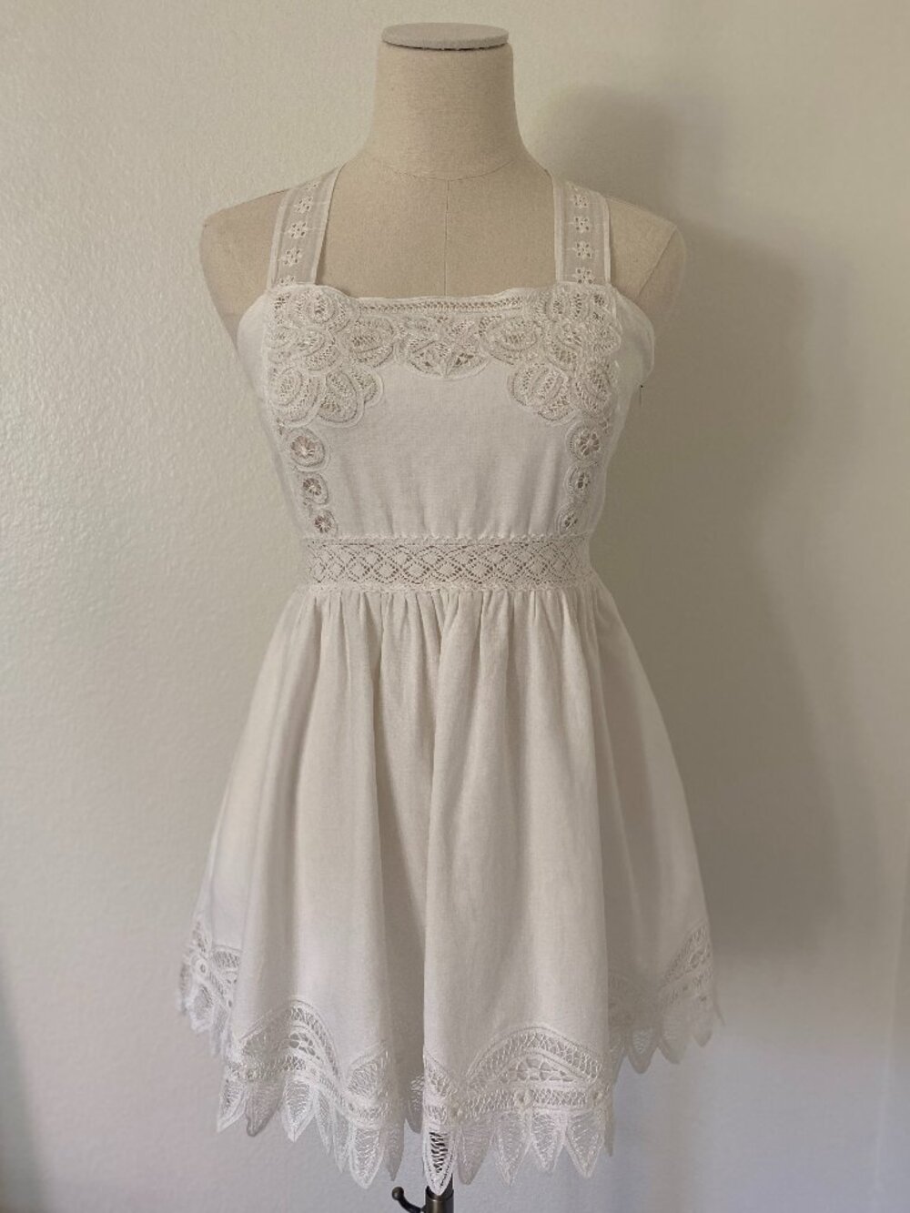 LoveShackFancy Tariah Mini Pinafore - 4